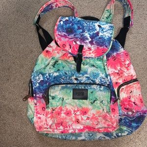 PINK tie dye backpack